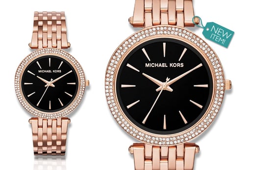 michael kors sparkle watch