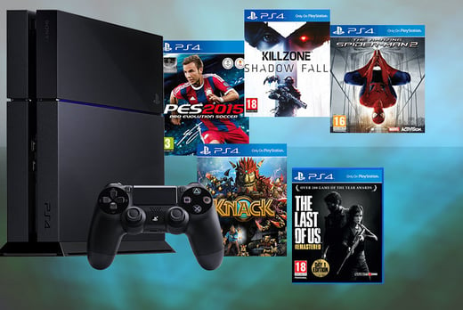 ps4 with three games