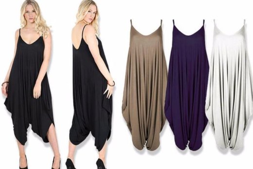 baggy harem jumpsuit