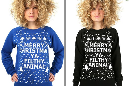 'Merry Xmas Ya Filthy Animal' Sweatshirt - 5 Colours! | Northampton