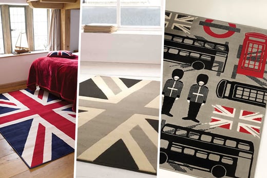 London Themed Rug 3 Designs Shop Wowcher