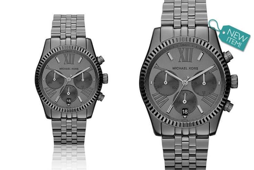 Ladies' Michael Kors Black Lexington MK5709 Watch - LivingSocial