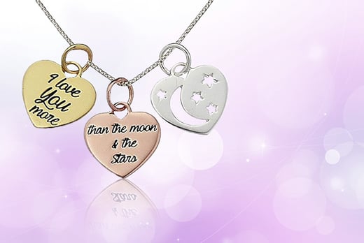 i love you more than the moon and stars necklace