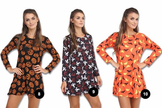 halloween swing dress uk