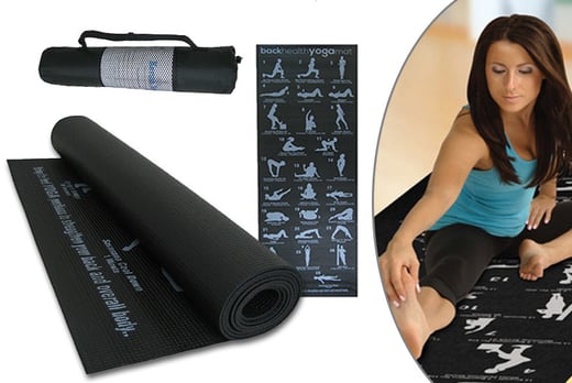 28 Position Guide Yoga Mat Shop Livingsocial