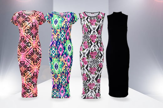 Choice of Stunning Midi Dresses - National Deal - Wowcher