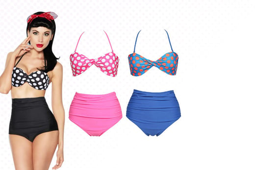 high waisted bikini uk