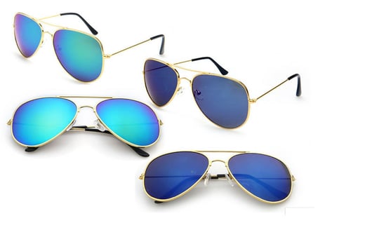 2 Aviator Sunglasses - 8 Designs! | Surrey | Wowcher