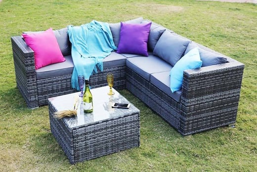 Rattan Corner Sofa Set Wowcher