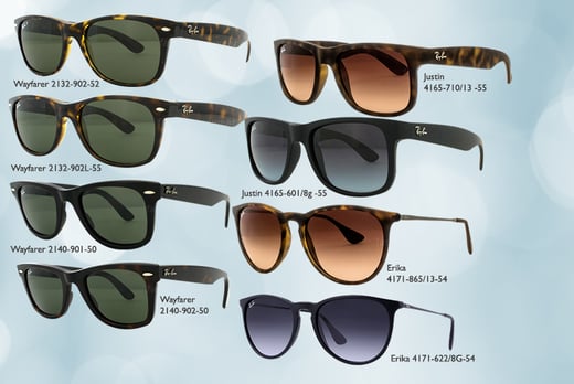 different ray ban styles