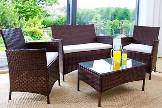 Rattan Garden Furniture Set | Leicester | Wowcher