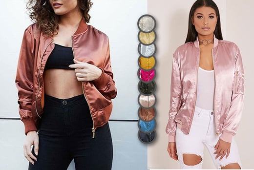 ladies summer bomber jacket