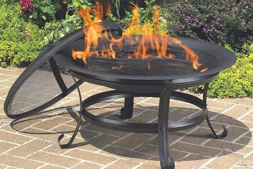 Wood Burning Fire Pit Brasserie Grill Wowcher 19 99 Instead Of 44 For A Wood Burning Fire Pit Brasserie Grill From Funky S Save 60