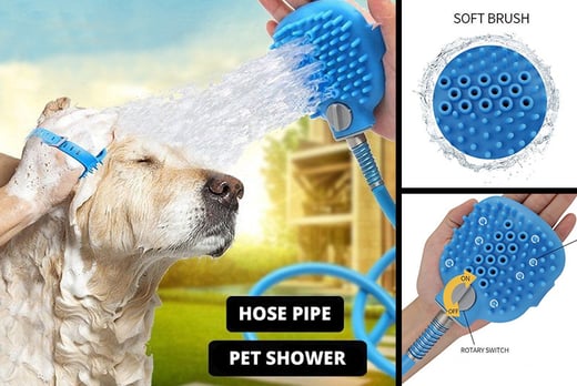 Pet Bathing Shower Hose Attachment Massager Wowcher Graboom Pet Bathing Shower Hose Attachment And