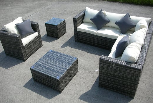 6pc Rattan Outdoor Patio Set Shop Wowcher