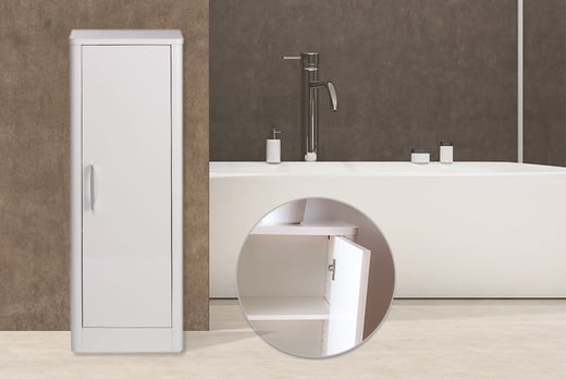 Mayford White Gloss Bathroom Cabinet Bathroom Deals In London