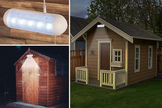 Solar Powered Led Shed Light Garden Lighting Deals In Bath Wowcher Solar Powered Led Shed Light