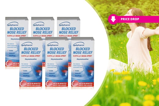 blocked nose relief spray