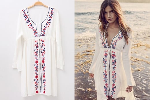 beach cover up dress uk