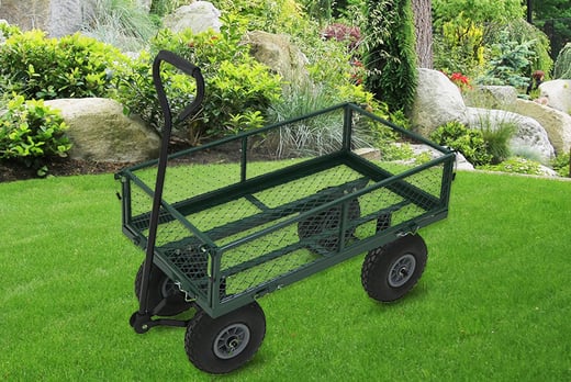 Heavy-Duty Garden Trolley - Wowcher