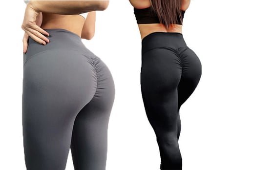 gym leggings ruched bum