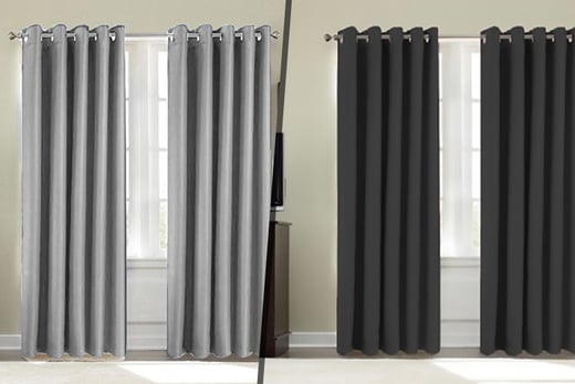 Eyelet Blackout Curtains Shop Livingsocial