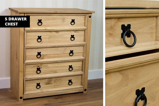 Corona Pine Chest Of Drawers Home Deals In Shop Wowcher