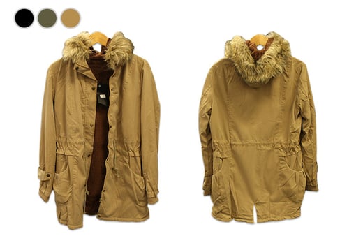 size 26 parka coat