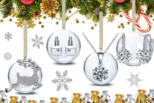 4pc Christmas Bauble Set Jewellery Deals In Shop Wowcher