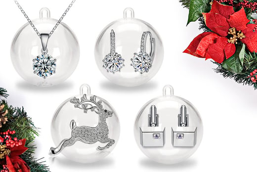 4pc Christmas Bauble Set Jewellery Deals In Shop Wowcher