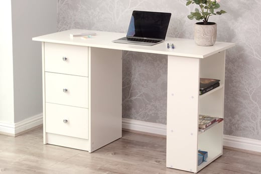 Bedroom Furniture Home Ping Deals Wowcher Dreams Living Ltd 3 Drawer Oak Computer