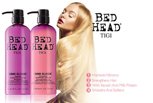 Tigi Bed Head Dumb Blonde 750ml Shampoo & Conditioner Set.
