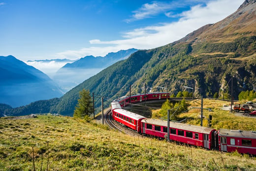 Italy to Switzerland Train - Dublin South - LivingSocial