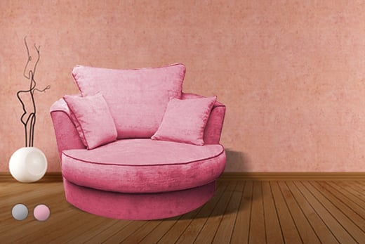 cuddle chair pink