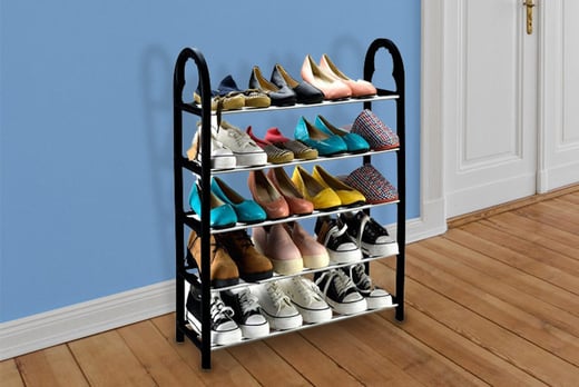 Five Tier Shoe Rack Belfast Wowcher